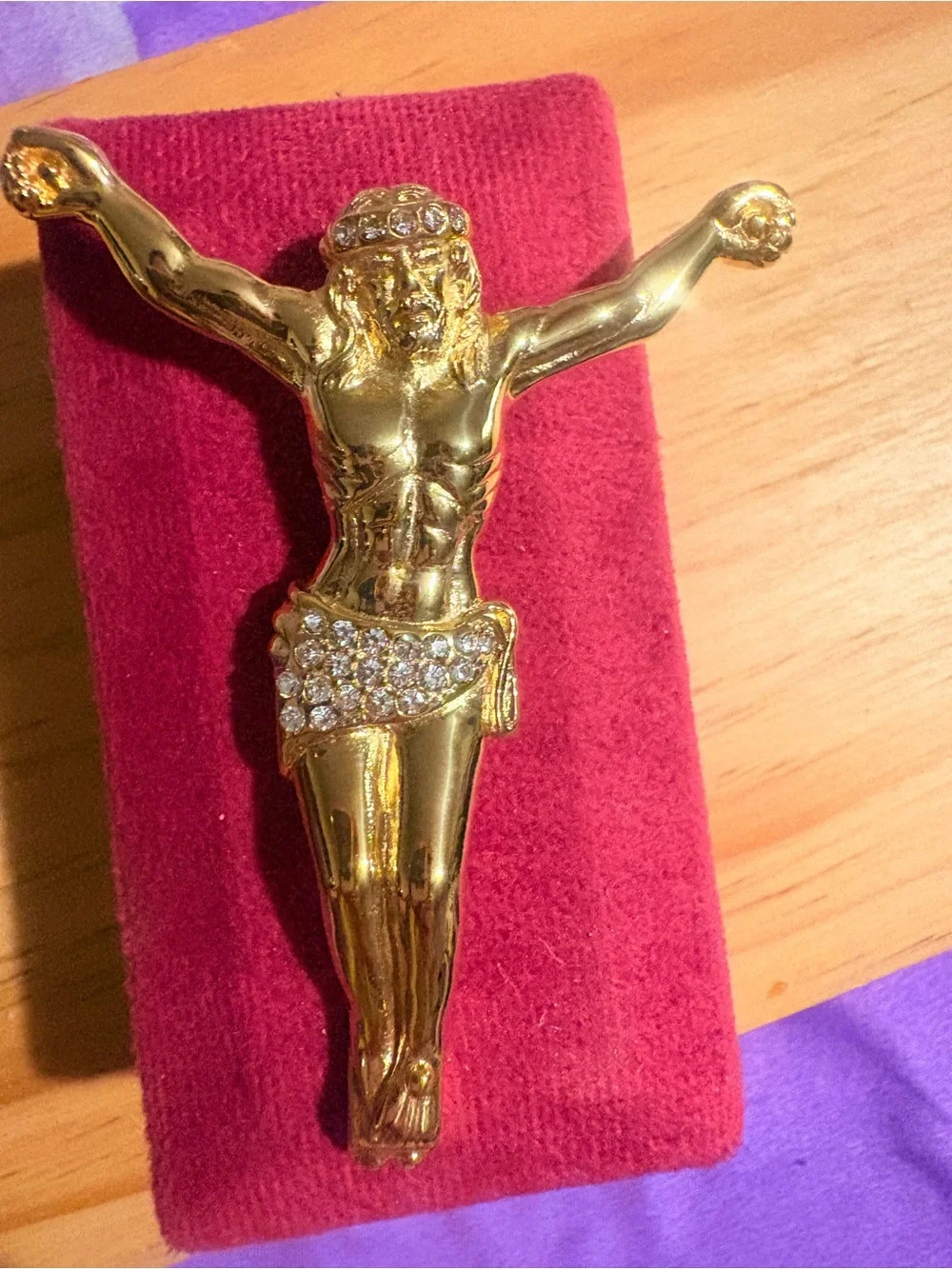 316L Stainless steel Jesus pendant 65*85mm